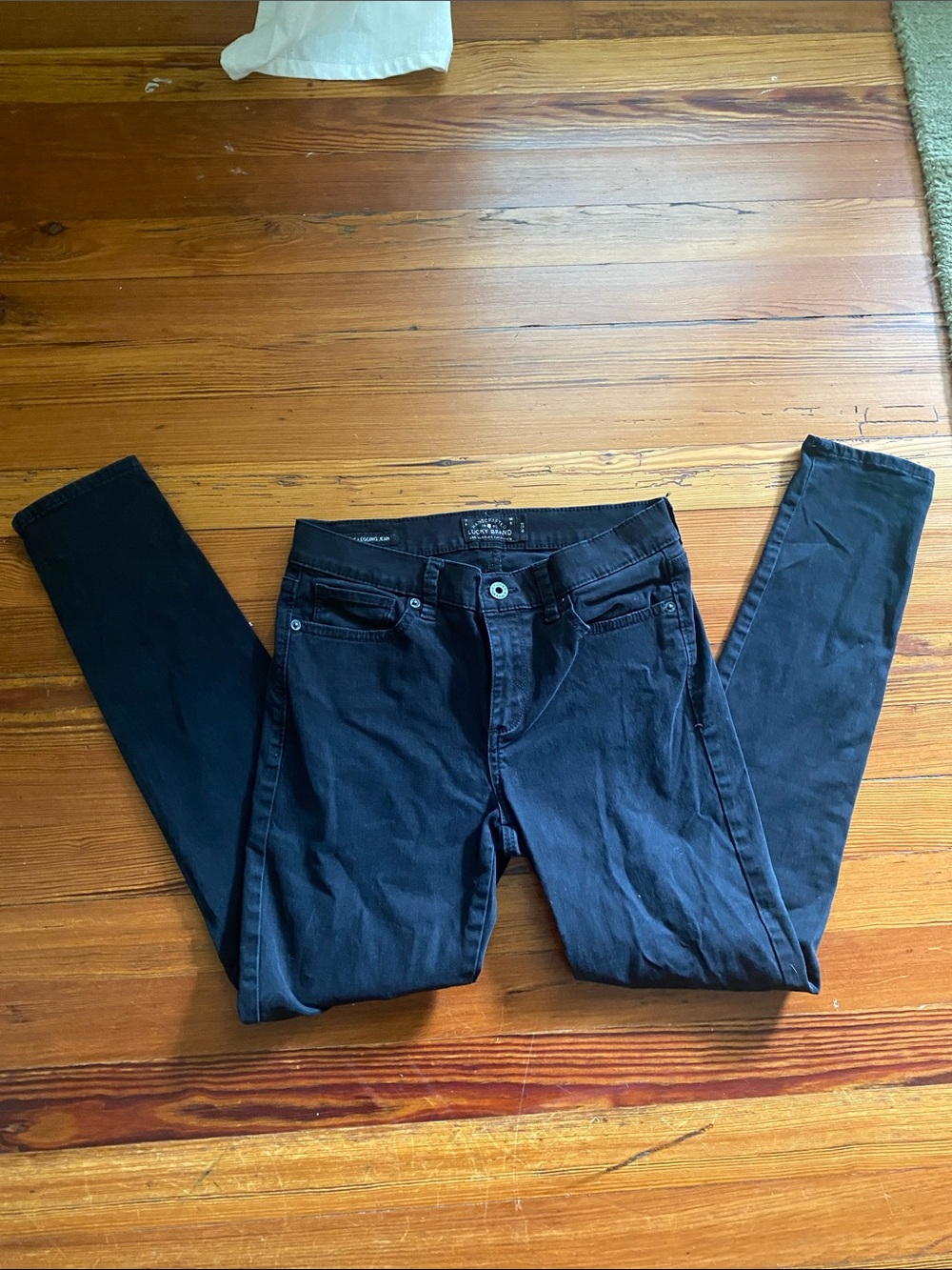 Lucky Jeans | Women's Black Brooke Legging Jeans - Classic Stretch Fit, Sz 6